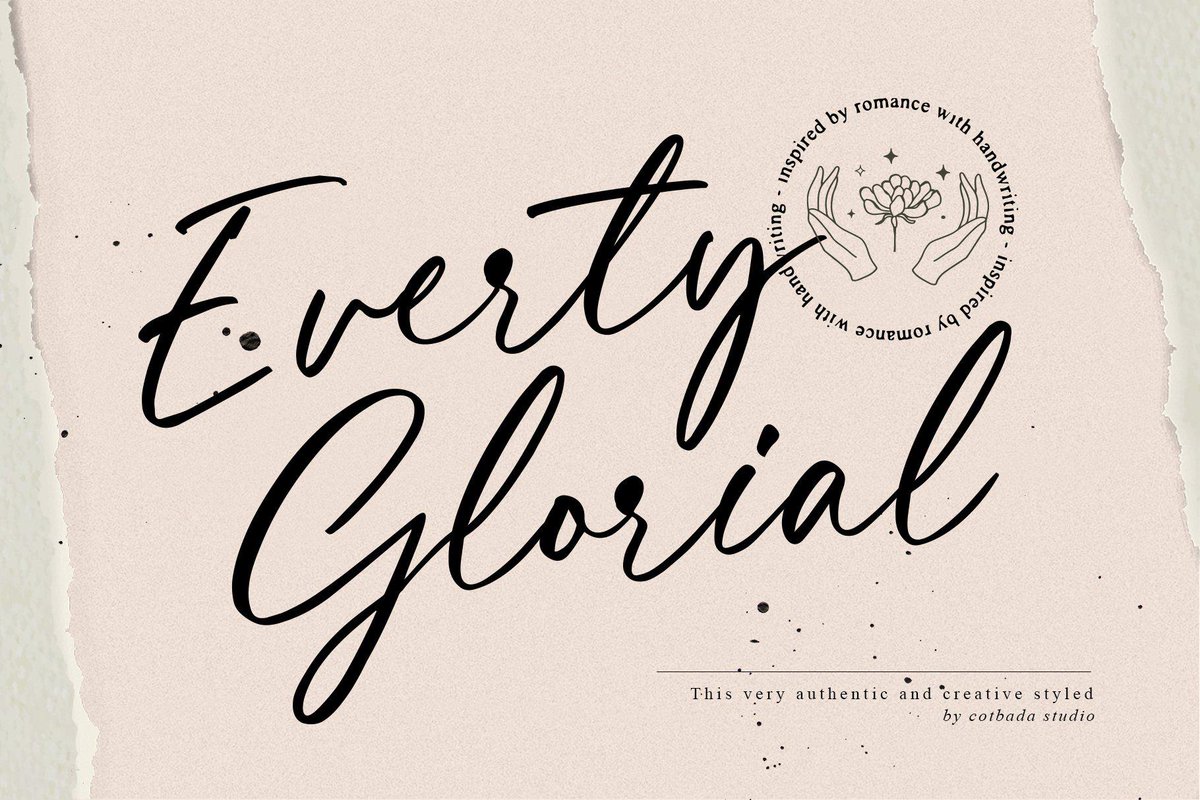 DavidZydd's tweet photo. Everty Glorial Script https://t.co/A5G17l8Gzi #FontDesign #classyfont #BestScriptFonts #BestScriptFonts #script #scriptfont #truetype #fonts #alphabet #truetype #alphabet https://t.co/I2WxcwE6aO