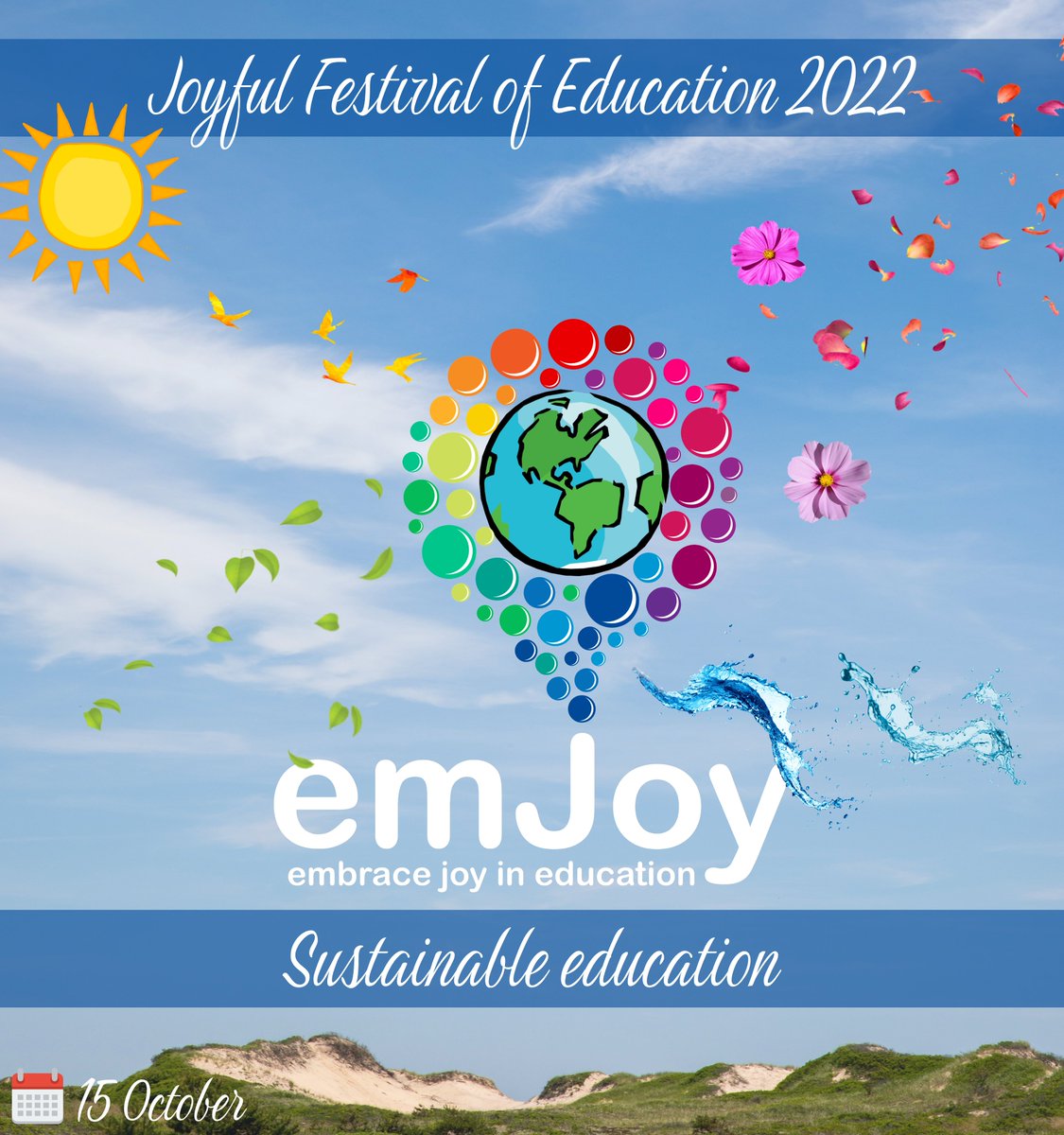 DSpyratou's tweet photo. I am excited to be part of the @EmJoyEducation
 team and help in organizing the 4th edition of the Joyful Festival of Education! This year's theme is #sustainable #education. 
Registration is open! https://t.co/WkmKfjZknK https://t.co/ZH3jUTPesw