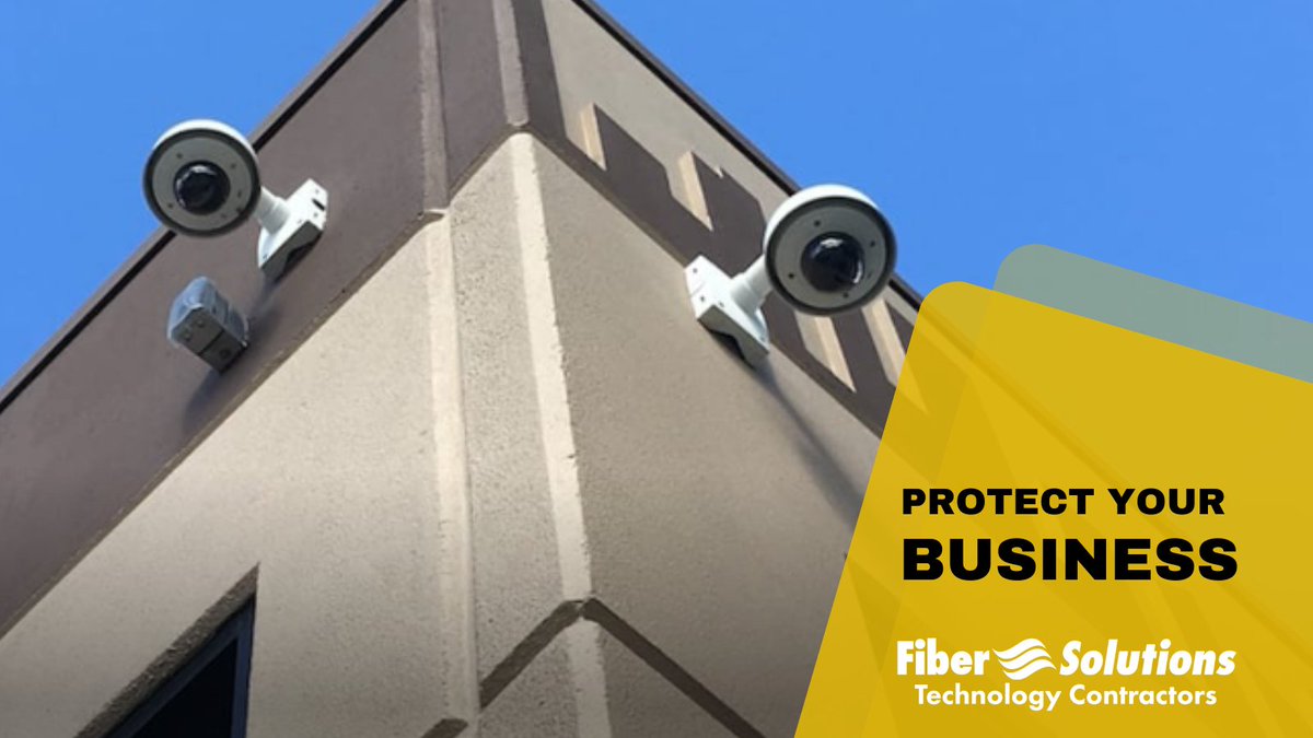 Fiber_Solutions's tweet photo. #DYK that 60% of commercial burglary attempts occur after #business hours when employees aren’t on-site, according to FBI statistics. Using state-of-the-art electronic #surveillance cameras, you can protect your business from burglaries, even when you are not there. https://t.co/ImMC4i1yhv