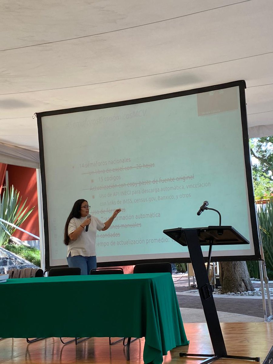 MexicoComoVamos's tweet photo. Los recursos de Excel a veces no permiten hacer cálculos exactos con la información proporcionada por INEGI. Por eso, la Ciencia de Datos Aplicada es fundamental para que think tanks como @MexicoComoVamos de información confiable y actual: @guzmart_ en #Semanadedatos @DatalabITAM https://t.co/6uRHPX6ryk