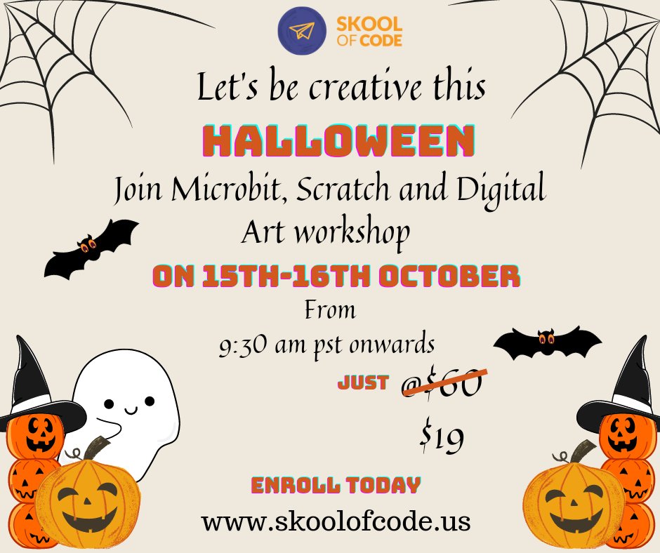 skoolofcode's tweet image. Book a creative workshop- Follow the link 🔗 to register 

 skoolofcode.us/get-started?st…