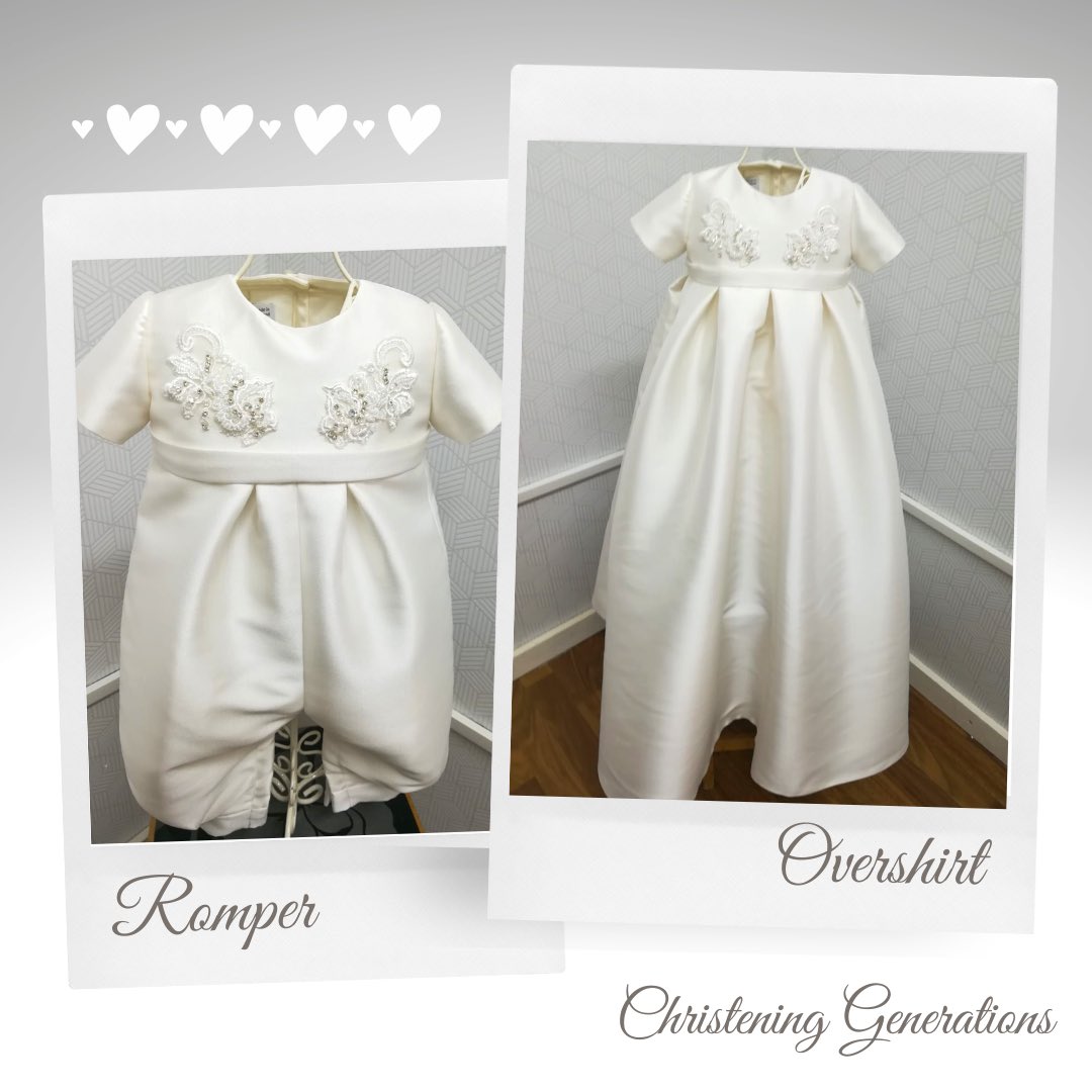 ChristeningGen's tweet photo. These beautiful boys had 2 christening rompers made from their Mum’s wedding dress. Also a detachable over skit to make a gown.Stephanie thanks so much for sharing your beautiful family photo 💛 #christeninggenerations #curatorofmemories #madeinireland #madeincarlow #lovecarlow https://t.co/1tHshurKkk