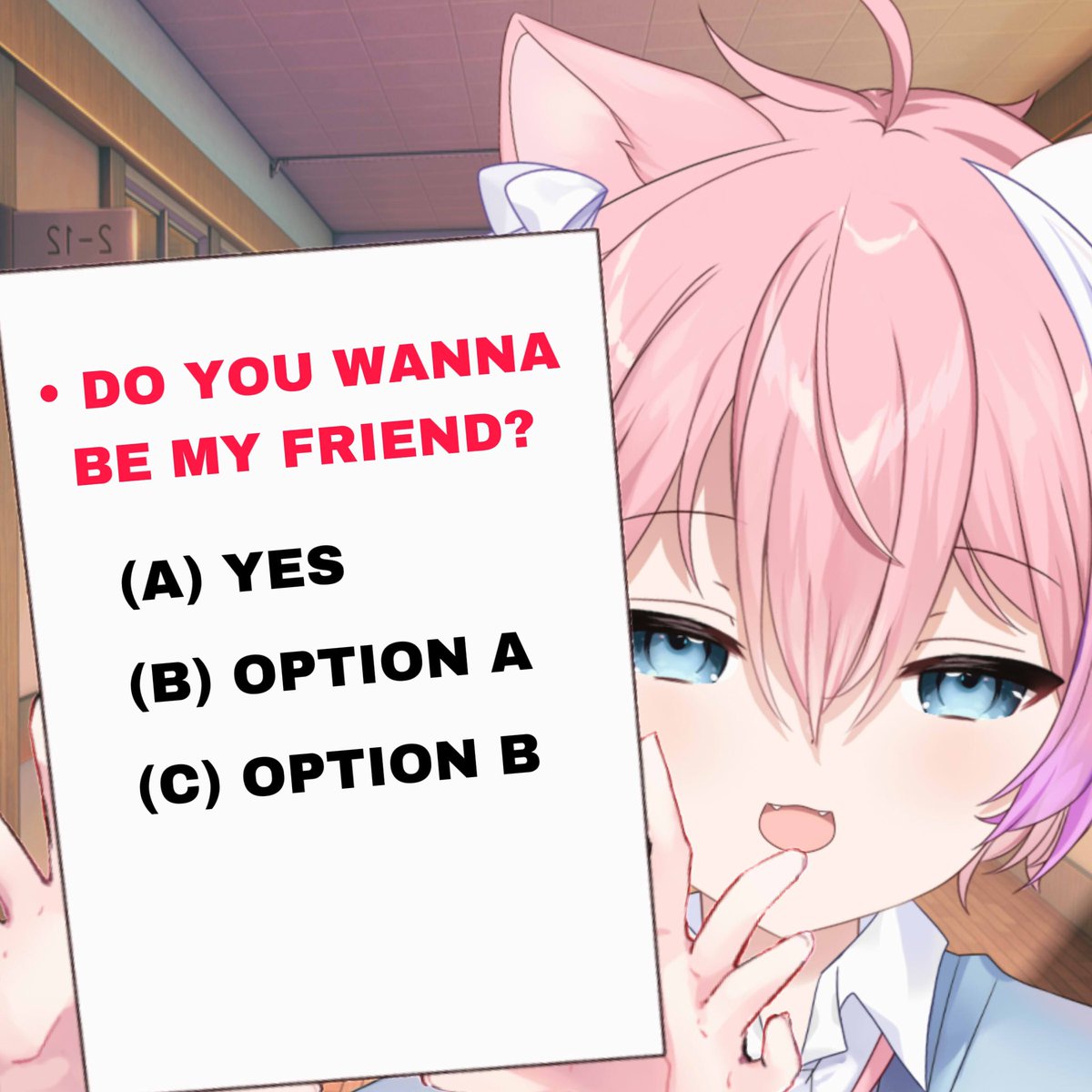 MaoYugen's tweet photo. Trick question btw 
#Vtuber #ENVtuber 💕✨ https://t.co/IPoigM14Z2