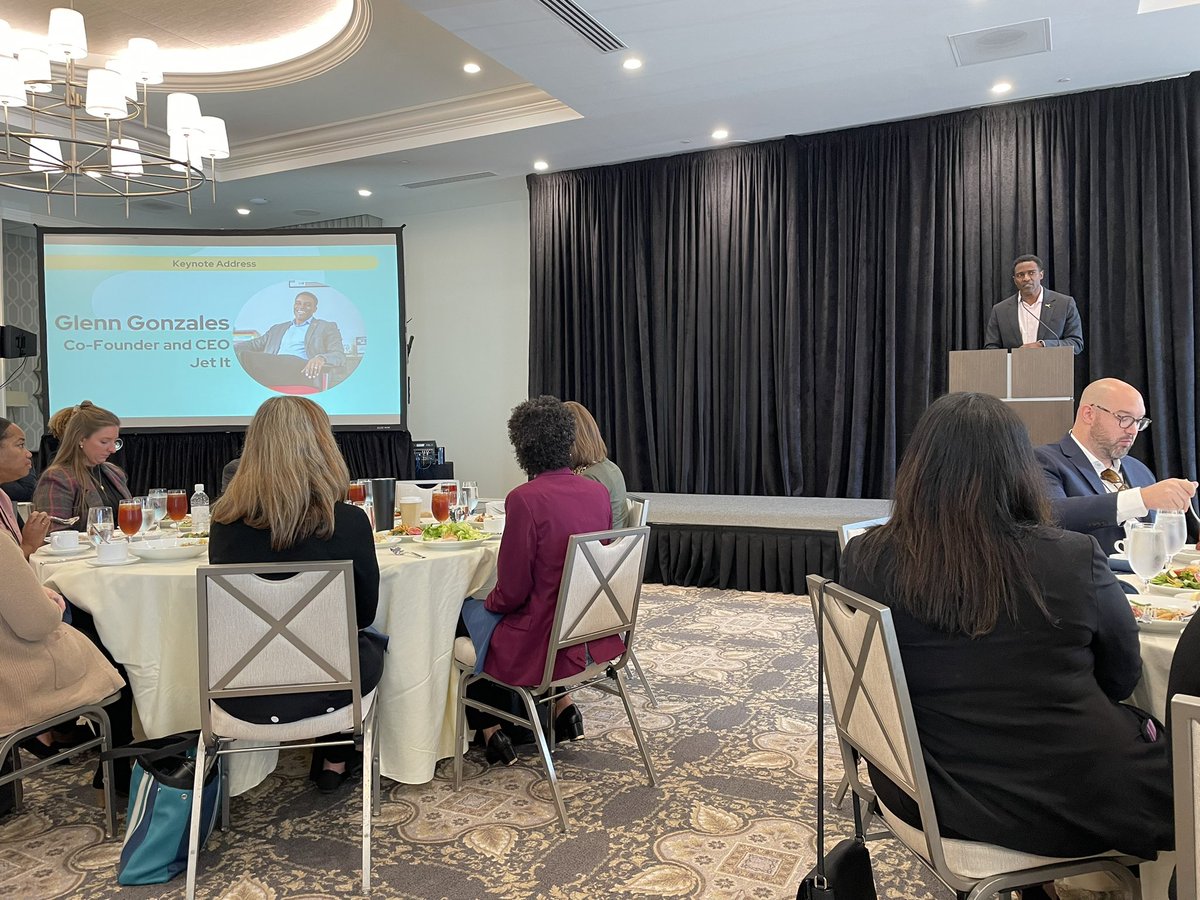 MadeInGSO's tweet photo. We’ve featured Glenn Gonzales, CEO of @GoJetIt_ on #MadeinGSO. Now he’s giving the keynote speech at the @synerGgso #LYC22 Summit! https://t.co/32Ltm7vaYh