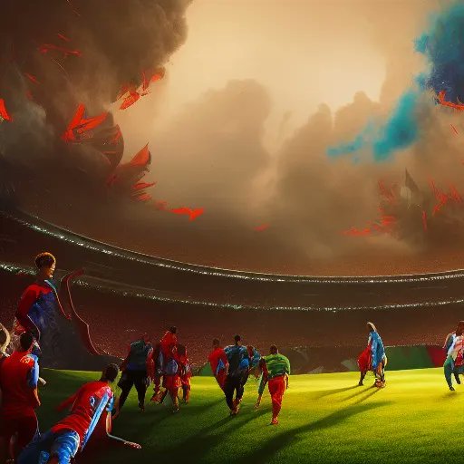 Isso é o que a Inteligência Artficial chama de Jogo Louco de Copa do Mundo! 🇧🇷

This is what AI thinks about a Crazy World Cup Match! 🇺🇸

#Punktars #NFTCommunity #nft #NFTart