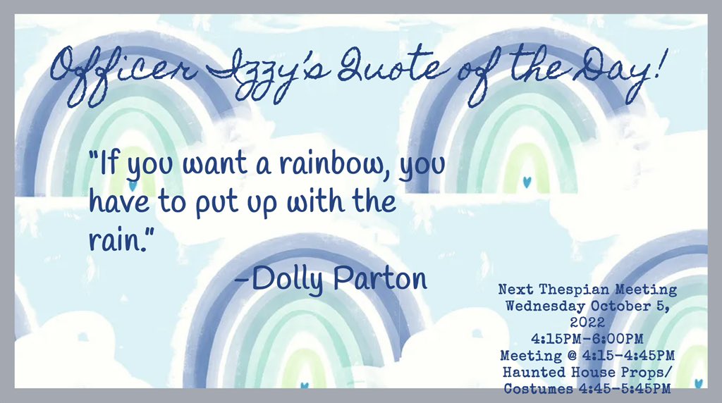 Lehman Theatre (@lobo_theatre) on Twitter photo Thank you <a href="/haysfreepress/">Hays Free Press || News-Dispatch</a> for the newspaper donation! We will share pictures as we start designing clothing! 🎭💙
Here’s your QOTD! Thank you <a href="/haysfreepress/">Hays Free Press || News-Dispatch</a> for the newspaper donation! We will share pictures as we start designing clothing! 🎭💙
Here’s your QOTD!