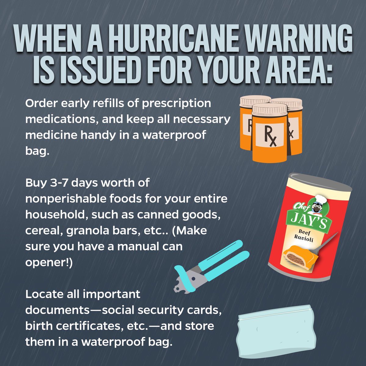 JohnsHopkinsSPH's tweet photo. If you live along the Gulf Coast or eastern seaboard in the US, there are things you can do to be prepared for when a storm heads your way. https://t.co/xYqBUzxLOe