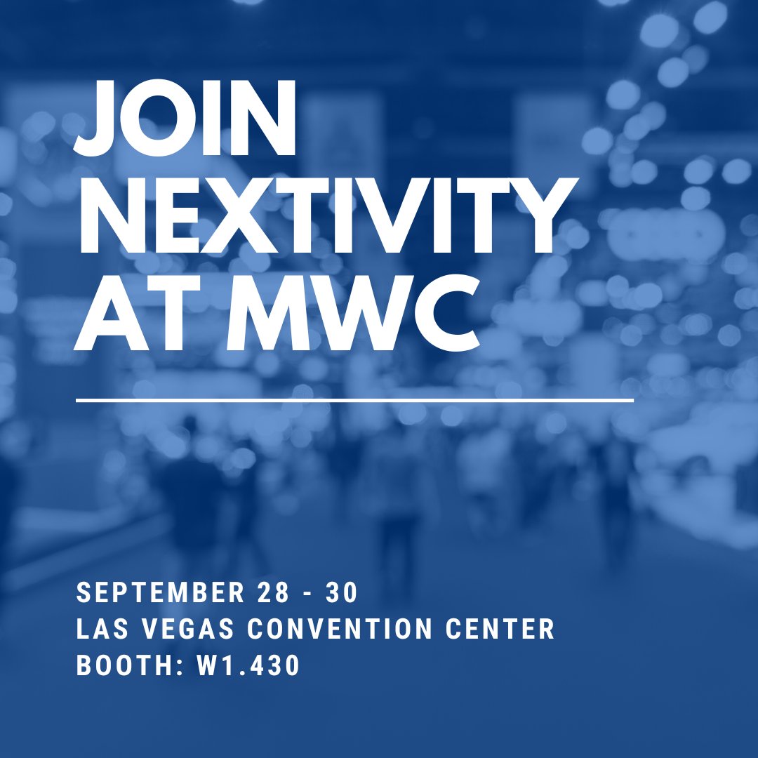 Nextivity (@nextivityinc) on Twitter photo We’re underway at #MWC22! Make sure to stop by the <a href="/GetWirelessLLC/">GetWireless</a> booth to learn how #Nextivity advances connectivity by delivering the world’s most powerful, intelligent, and easy-to-use #cellular solutions.
Learn more: ow.ly/3ibs50KVfZ3
#CelFi #SmarterByDesign We’re underway at #MWC22! Make sure to stop by the <a href="/GetWirelessLLC/">GetWireless</a> booth to learn how #Nextivity advances connectivity by delivering the world’s most powerful, intelligent, and easy-to-use #cellular solutions.
Learn more: ow.ly/3ibs50KVfZ3
#CelFi #SmarterByDesign