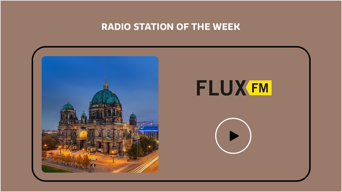 With <a href="/FluxFM/">FluxFM</a> you'll not only stay up to date with the pop music scene, but also with social topics like politics and digitalization.

#52WeeksOfRadio #discovermusic #radio #radiostations #radiolove #discoversomethingnew #loveofmusic #music #musiclover #playingnow #listening