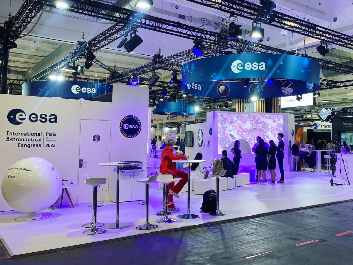 Pics from last week’s annual International Astronautical Congress in Paris where I got to introduce my upcoming symphonic project with members of the European Space Agency, talk to <a href="/BillNye/">Bill Nye</a>, eat a croissant, and catch a cold! #iacparis2022 <a href="/esa/">European Space Agency</a> <a href="/NASA/">NASA</a>