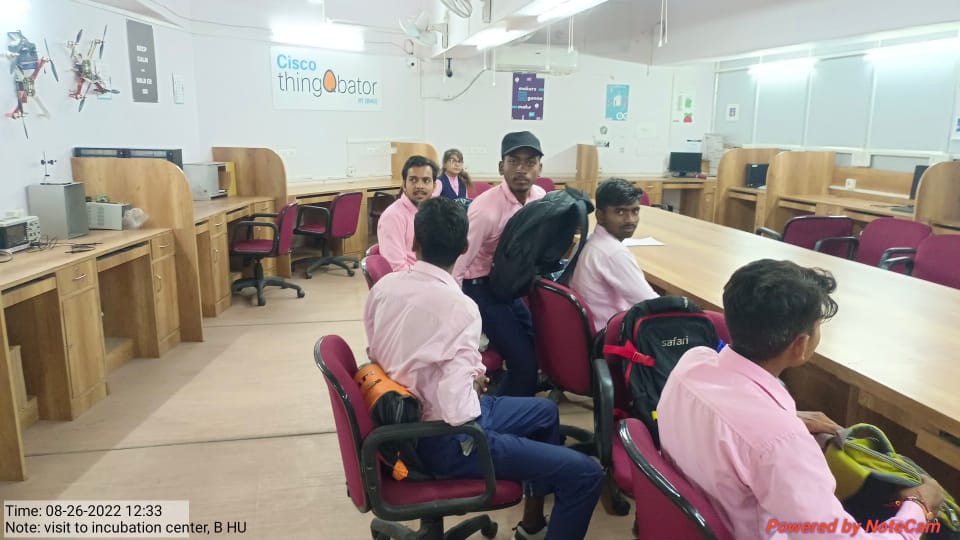 KnpgPrincipal's tweet photo. A visit of faculty members and students was made on 26th August 2022 to the Ideation, Innovation, Incubation and Foundation Center, BHU, Varanasi. https://t.co/6L1BLB7RkO