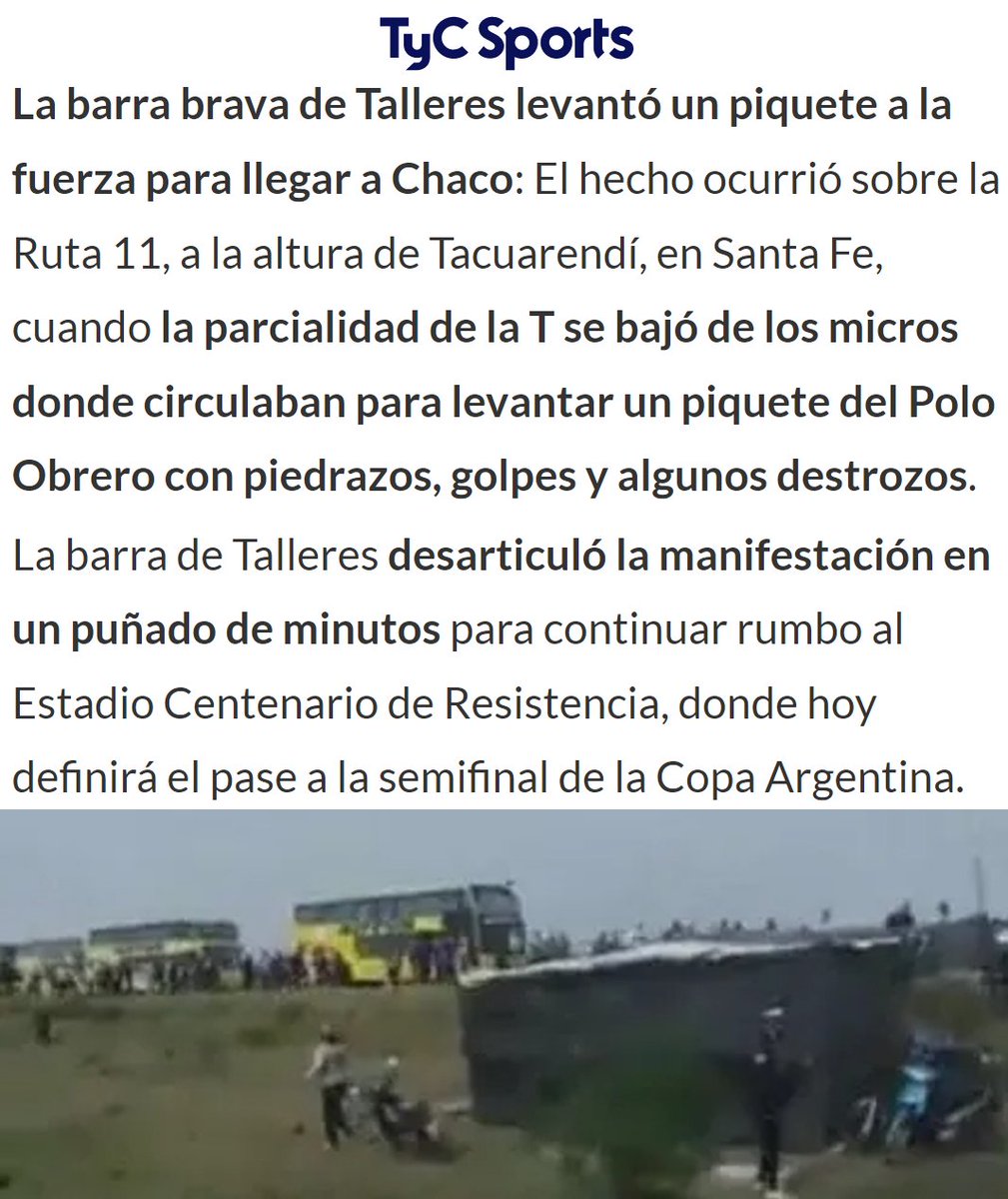 porquetendencia's tweet photo. "Tacuarendí":
Por lo que ocurrió en la Ruta 11 https://t.co/hiqNVSUd1p