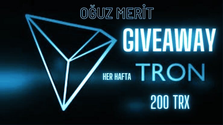 🥁Çekiliş-2️⃣ 📢Her hafta 200 #TRON 🎁100 #TRX kazanmak için; ✅@OguzMerit takip et Bu tweeti ❤️Beğen 📨RT'le 👫3 Arkadaşını yoruma etiketle ⏳48 saat #airdrop #cekilis #Giveaway #crypto #giveaways #NFTs #free #kriptopara #SOL #XRP #SolanaGiveaways #USDT #luna #Reef #okx