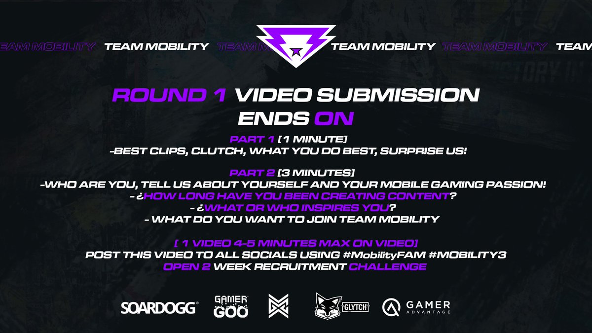 ItZTMGG's tweet photo. The #MobilityFAM #Mobility3 Recruitment Challenge is NOW OPEN!
https://t.co/Mqucqd2ig4
WILL YOU BE THE TOP 25? https://t.co/kbHae4WuSk