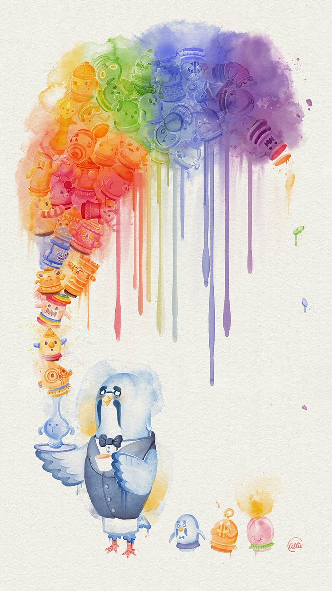alliekatten's tweet photo. All 36 Gyroids in the rainbow! ๐
๐ธ You can get a print on our online store at https://t.co/rmKXKYaY0A ๐ธ
#AnimalCrossing #fanart #Gyroids #Brewster #digitalwatercolor https://t.co/4Ir8kikaJY