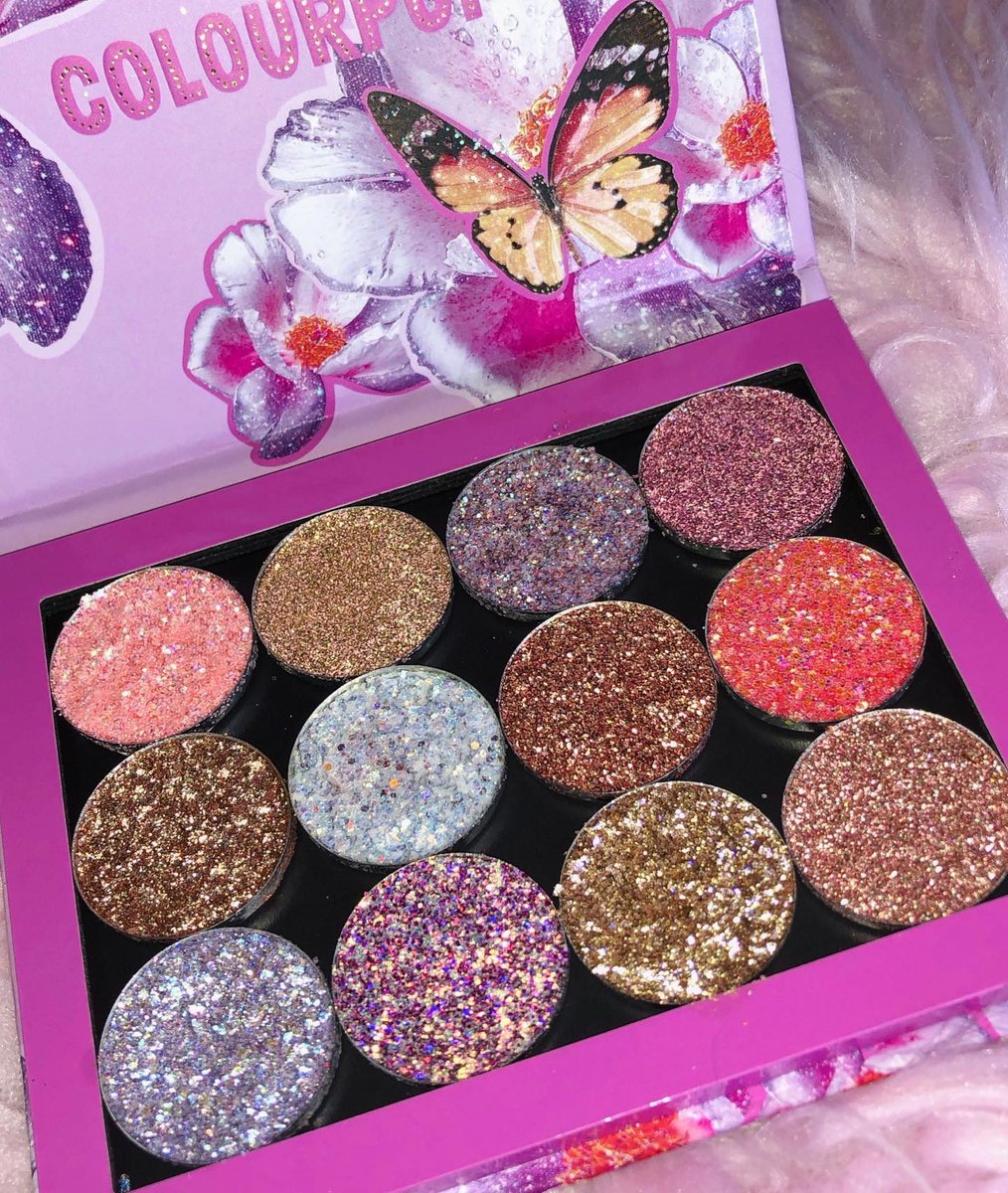 ColourPopCo's tweet photo. glitz and glam✨💎 what would you name this pressed glitter palette?

build YOUR custom palette NOW on https://t.co/5C9dbsiHpN 🎨

IG: kumalbeauty

#ColourPopBYOP  #colourpopcosmetics #byop #shadowpalette #pressedglitters https://t.co/1neUvmCrQr