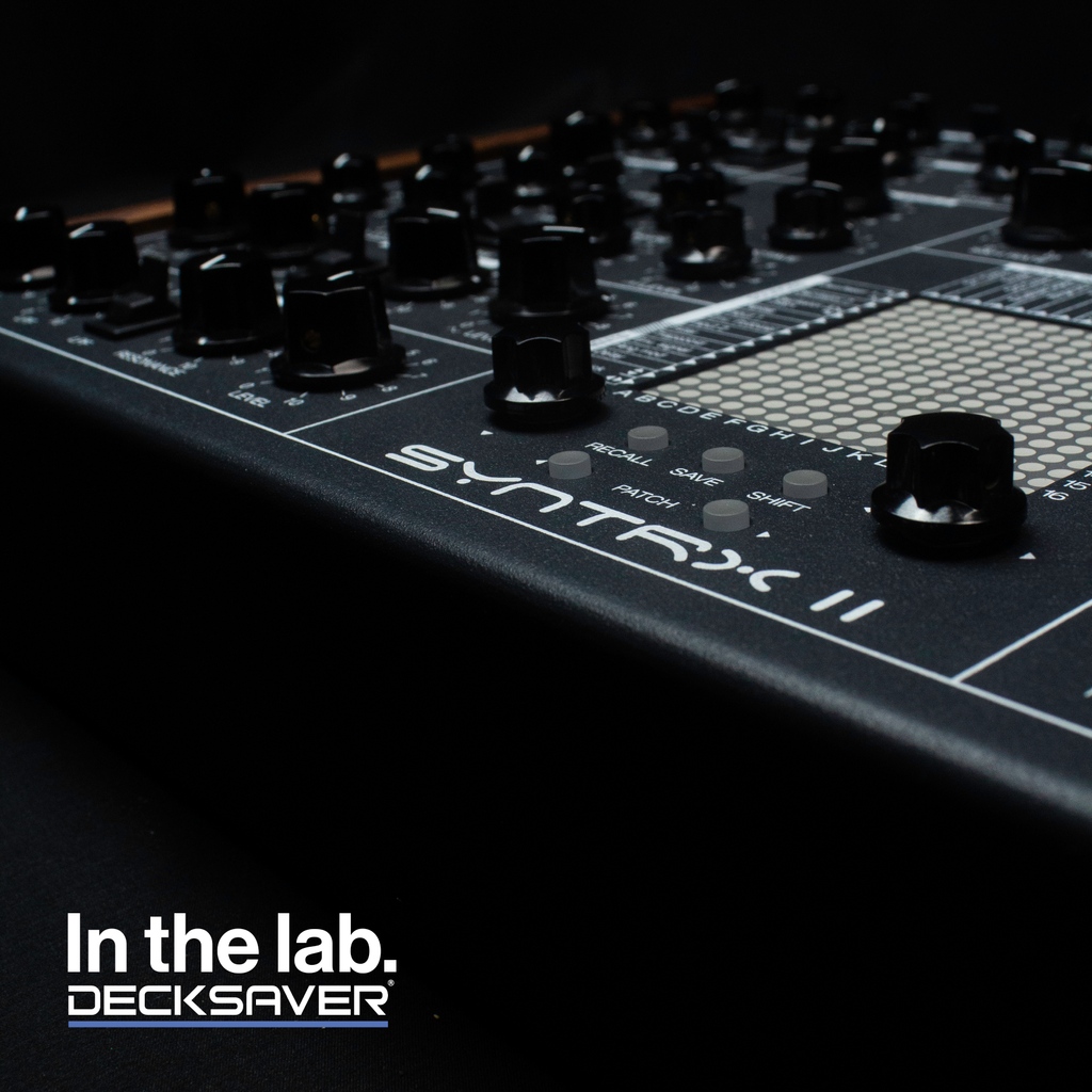 Decksaver's tweet photo. 🥼 I N T H E L A B 🥼
The @EricaSynths Syntrx II wouldn't look out of place in a sci-fi movie. This wonderful device is pure analog heaven!
A new Decksaver cover is coming soon!
#decksaver #ericasynths #synths #synth #synthnerds #analog https://t.co/ymJAkz1CGW