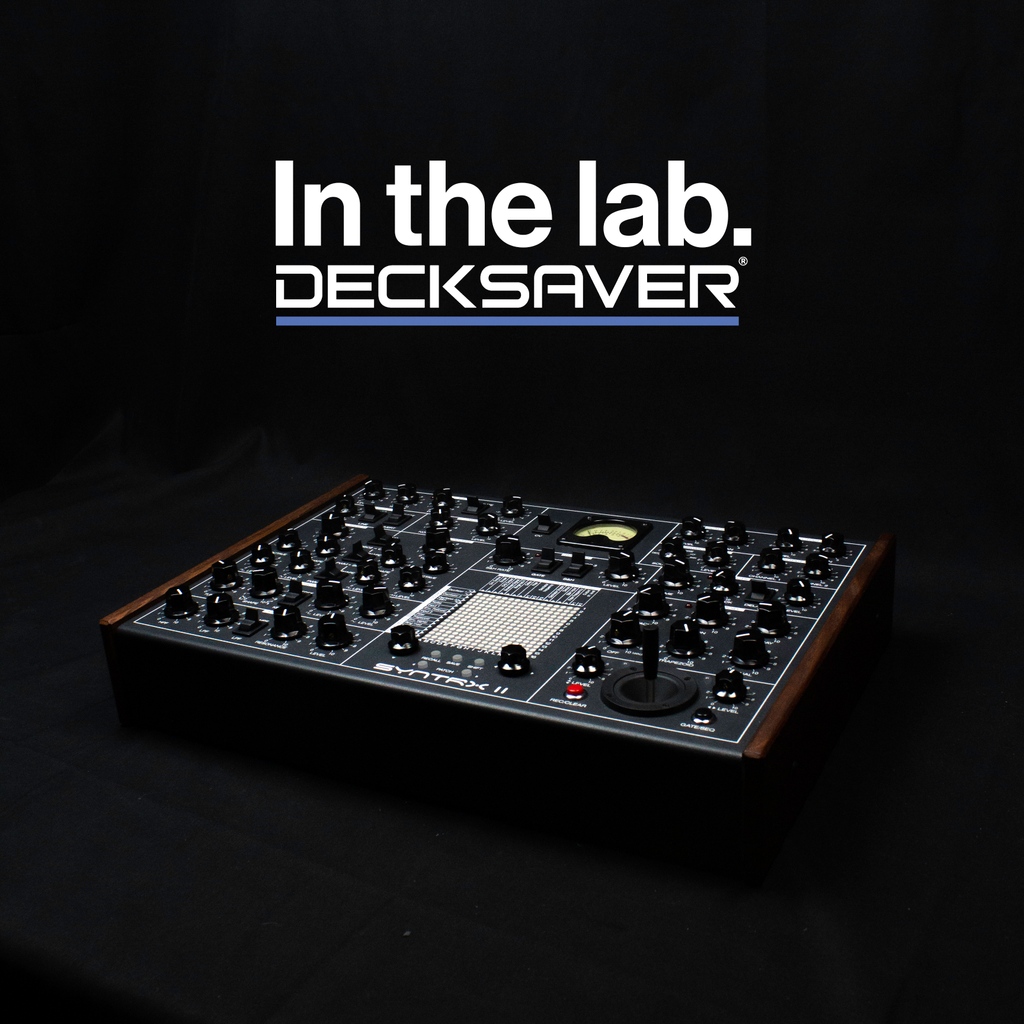 Decksaver's tweet photo. 🥼 I N T H E L A B 🥼
The @EricaSynths Syntrx II wouldn't look out of place in a sci-fi movie. This wonderful device is pure analog heaven!
A new Decksaver cover is coming soon!
#decksaver #ericasynths #synths #synth #synthnerds #analog https://t.co/ymJAkz1CGW