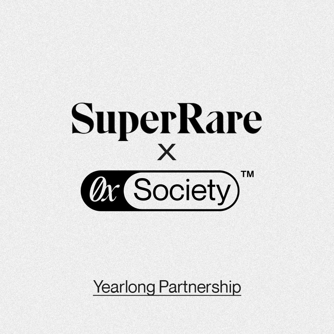 0x Society is proud to announce our partnership with <a href="/SuperRare/">SuperRare</a>!🤍✨

It’s always been our mission to educate and empower artists and collectors within the cryptoart space and we are happy to have a partner who share the same vision!

Read more about our partnership🧵