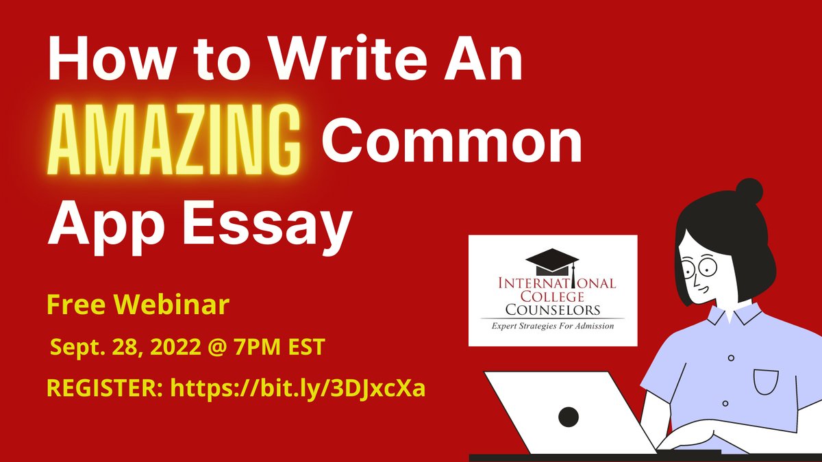 College Counselors On Twitter WEBINAR On How To Write An Amazing college-counselors-on-twitter-webinar-on-how-to-write-an-amazing