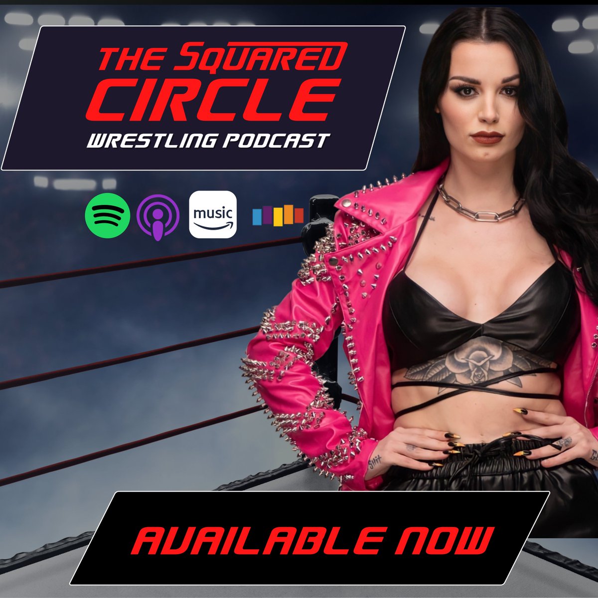 TSCWrestlingPod's tweet photo. #WrestlingCommunity 

Our newest #podcast is available for download

- Rabbits and the #WWE
- @Saraya debuts on #AEW but what will she do?
- Has #ROH been damaged?
- TSC Rewind 

Listen
Spotify
https://t.co/4FkM7hnb0j

Apple
https://t.co/ZNWJ8cId2i https://t.co/PE8zS7RijE