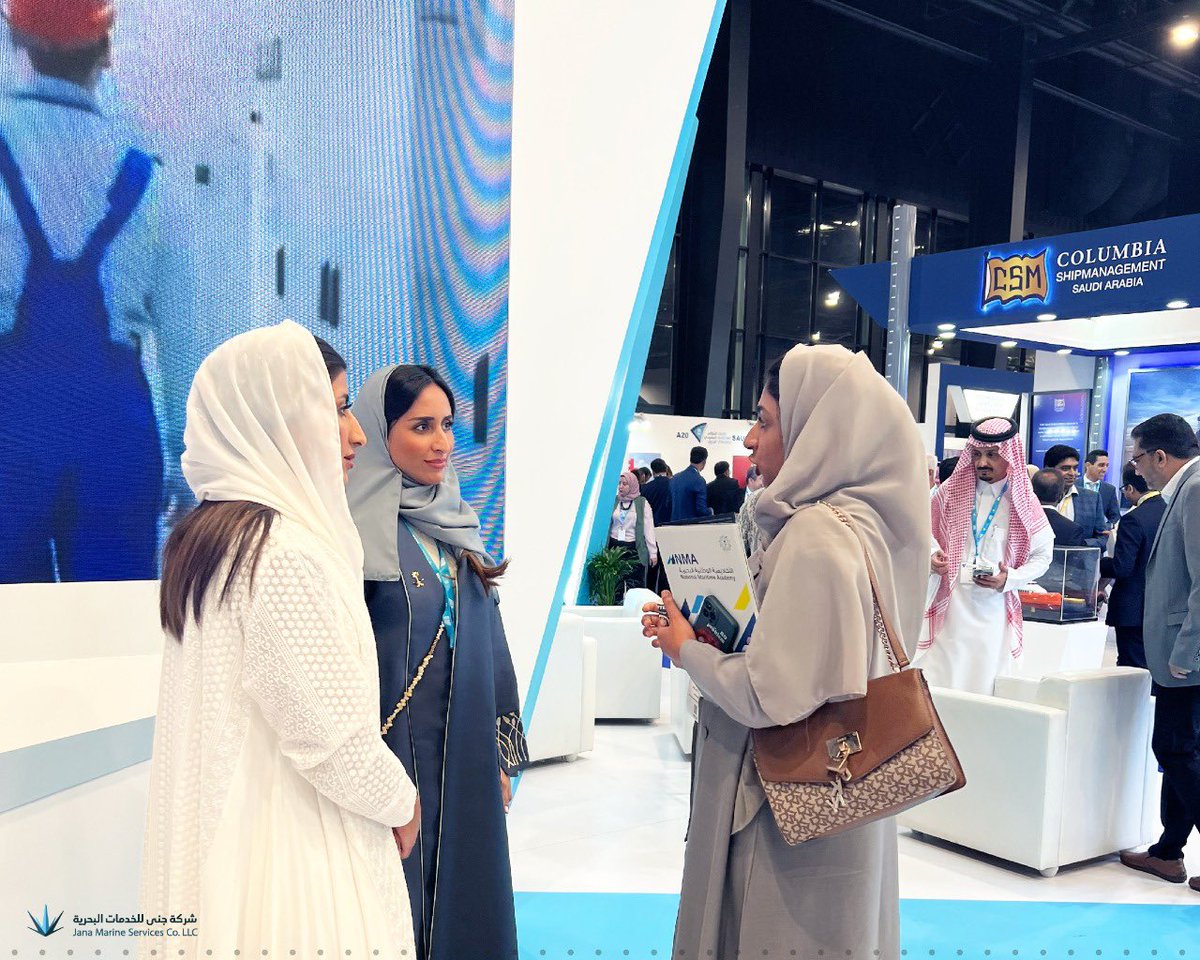 JanaMarine_'s tweet image. We would to like to take the opportunity to thank all visitors, clients & business partners for visiting our stand today.
See you Tomorrow on our last Day!🙏🏻
#JMS
#NavigationSolutions
#JADE
#saudimaritimecongress