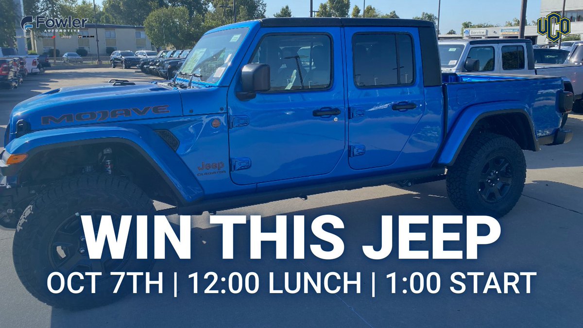 Need another reason to play in our golf tournament?? You will have a chance to win this Jeep Gladiator with a hole in 1 on a designated par 3 courtesy of <a href="/FowlerDodge/">Fowler Dodge</a>. Get signed up at centralconnection.org/softballgolfto…