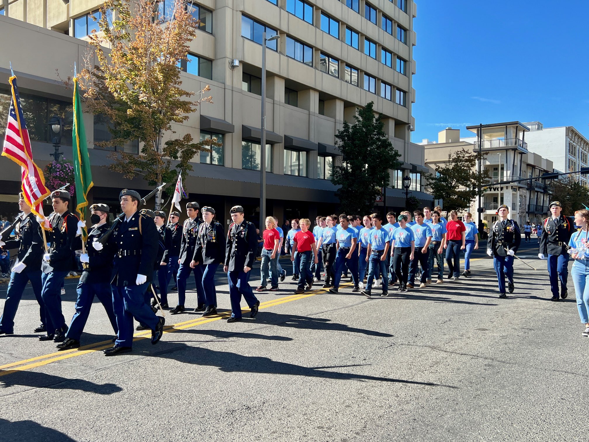 West Valley Futures on Twitter "WVHSRams JROTC cadets proudly