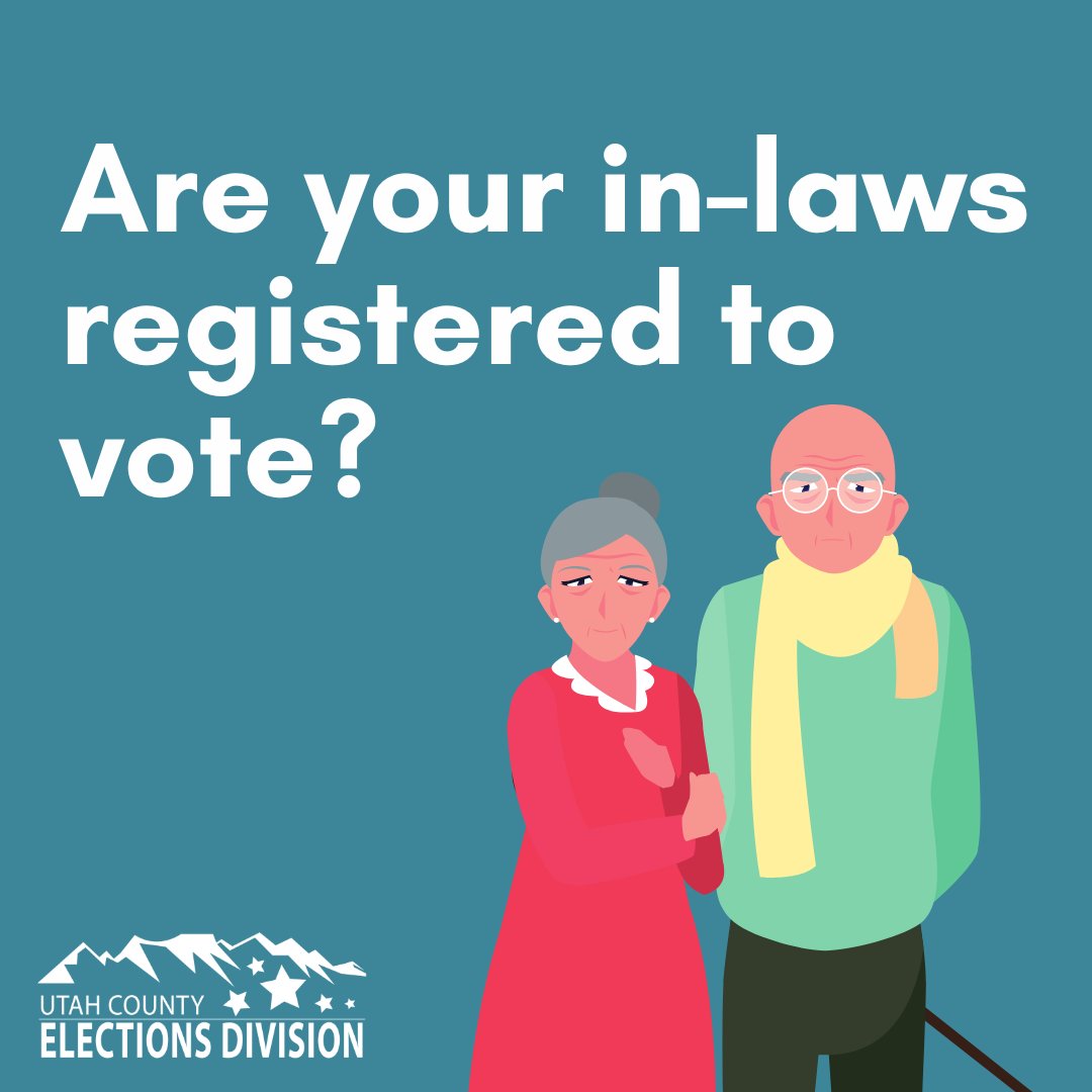 Utah County Elections on Twitter "September is Voter Registration