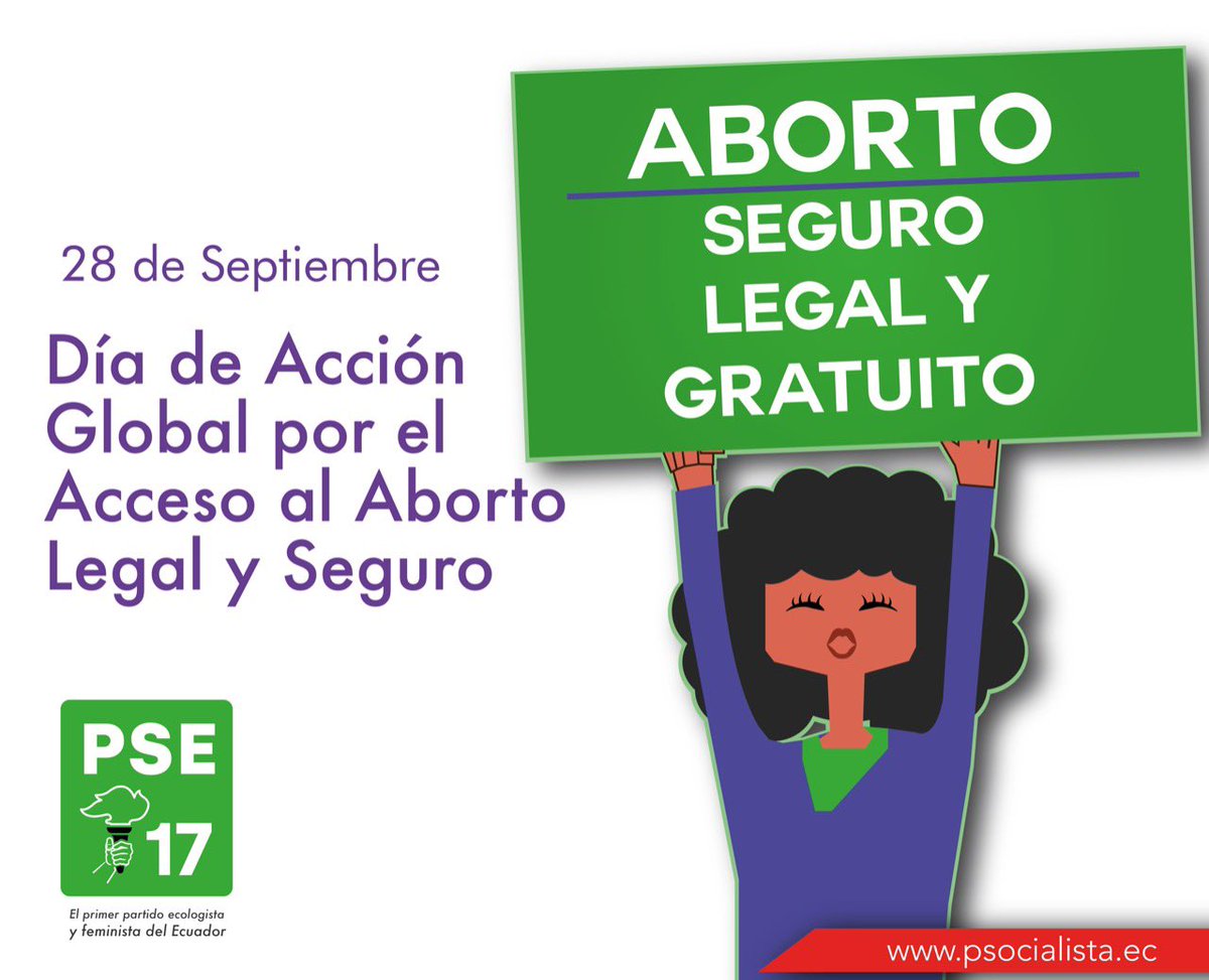 PSEcuatoriano's tweet photo. #DíaAccesoAlAborto 💚 🤲🏼| En Ecuador el aborto se encuentra despenalizado únicamente en casos de violación. 

Cabe recalcar que contamos con el índice más alto en Latinoamérica de embarazos adolescentes, gracias a esta ley las mujeres y niñas en nuestro país pueden decidir 👧🏽 https://t.co/ZaF8LEZug3