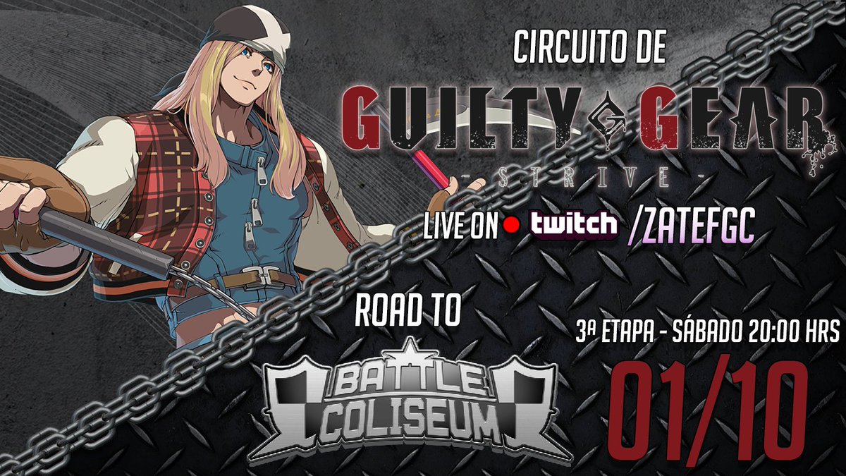 Zatefgc's tweet photo. Inscrições abertas para o Quinzenal Nº19 de GGST!

Plataforma: Steam
Data: Sábado (01/10) às 20h
Link: https://t.co/9iy1cbafcZ
Matcherino: https://t.co/cH1PJ8uiPf
Discord: https://t.co/wRJLIFMXnz

Essa é a 3ª Etapa valendo pontos pro Road to BC👀
Ranking: https://t.co/EtWz29xAfo https://t.co/YG19HIMJPH
