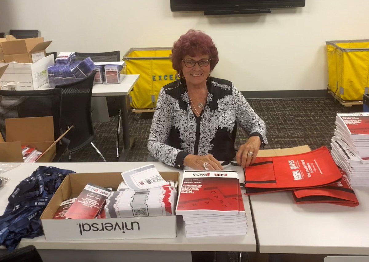 isbanews's tweet photo. Only 5 days until #INFallCon22! ISBA and IAPSS are currently hunkered down stuffing conference bags! https://t.co/YFdMoOeuUR