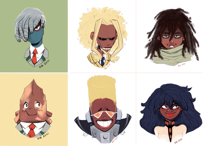 (i originally planned these for last blacktober but posted them in early july. it still counts lmao)  