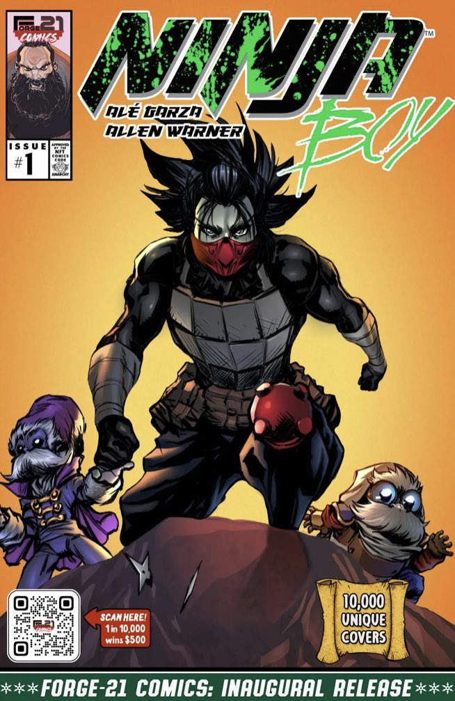 Hey to all of you comic fans, we hope you’re enjoying our covers so far!😎

To celebrate our mint being live we’re doing a giveaway🔥

To win $25 ETH👇

✅Follow <a href="/Forge21_Comics/">Forge-21 Comics</a>
✅Follow <a href="/Forge21Official/">Forge Universe Blacksmith Labs Ltd.</a>
✅Like &amp; RT

🙌48hours

#Giveaway #GiveawayAlert #Cryptos #Crypto #NFTsales