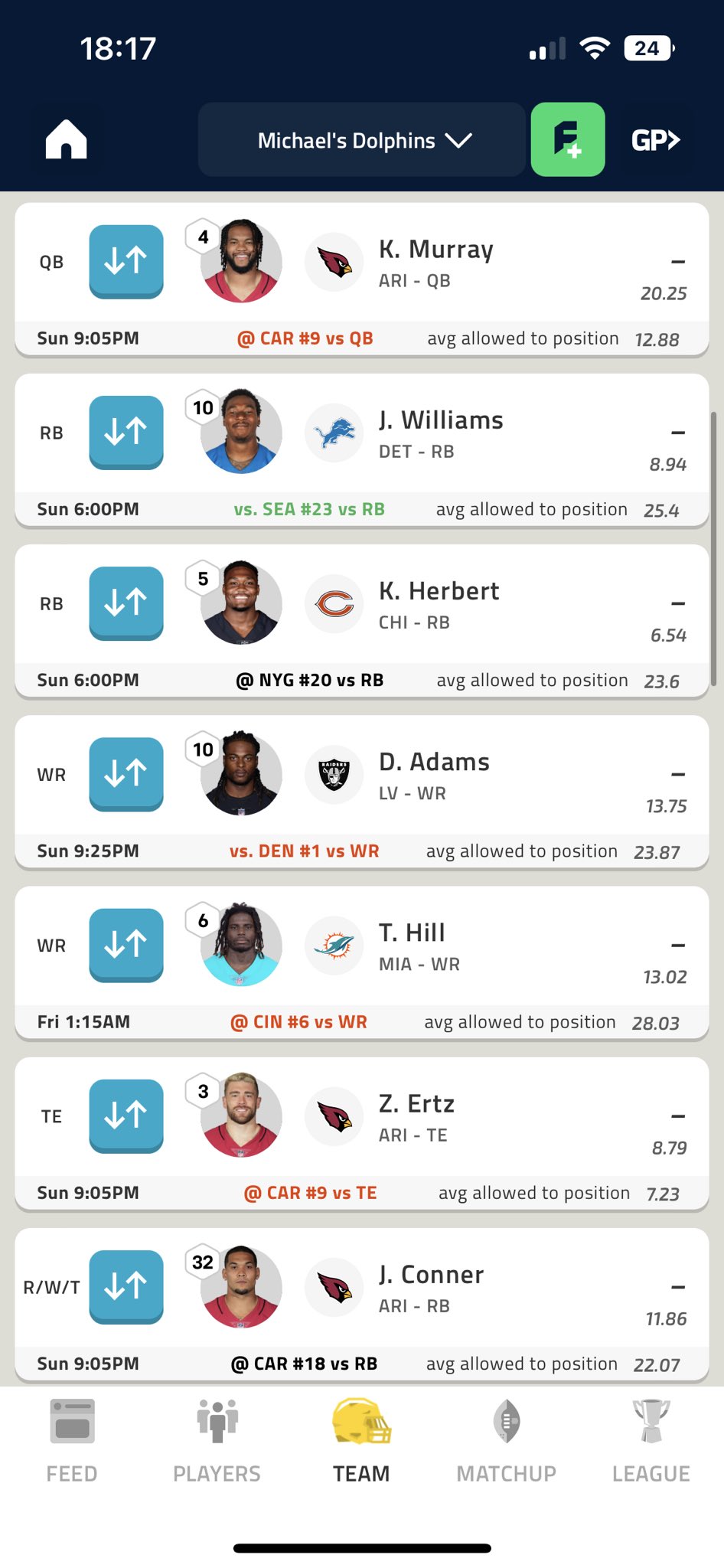 Michael Doyle on Twitter "NFLFantasy Relying heavy on the run game