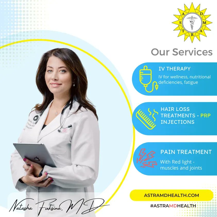 Call us to learn about multiple service that we offer in our locations.
‼️IV for wellness, nutritional deficiencies, fatigue
‼️Hair loss treatments - PRP injections
‼️Pain treatment with Red light - muscles and joints