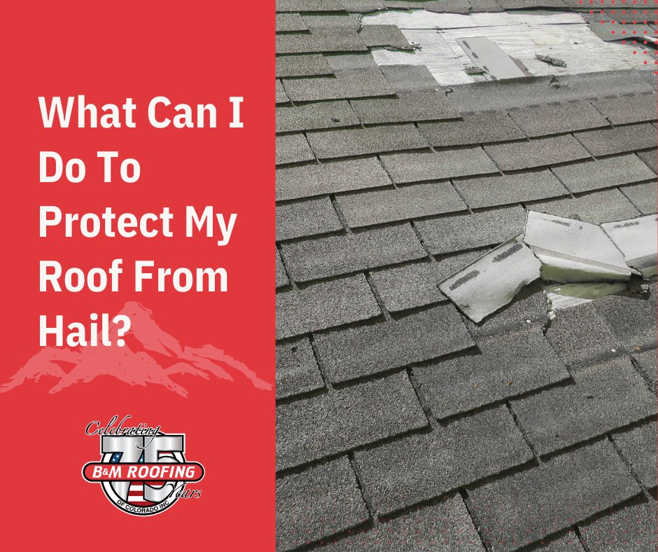 If you live in an area where hail storms are common, then you should take steps to protect your roof against the effects of hailstorms.

Call us today at 303.938.9642 to schedule a visit from our emergency repair team!
#bmroofing #roofing #roofingbusiness
