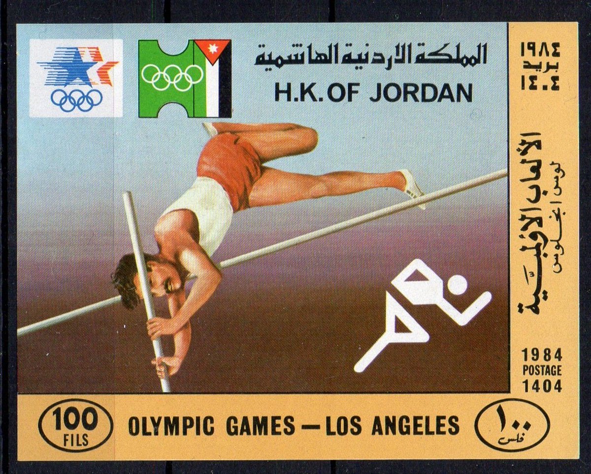 OliverM41900261's tweet photo. @Philatelovely Hi everyone 🙋♂️. Here is my contribution for today. An imperforated #miniaturesheet from #Jordan . Issued in 1984 for the Olympics in Los Angeles. 😀 https://t.co/EjOyKRTbyN