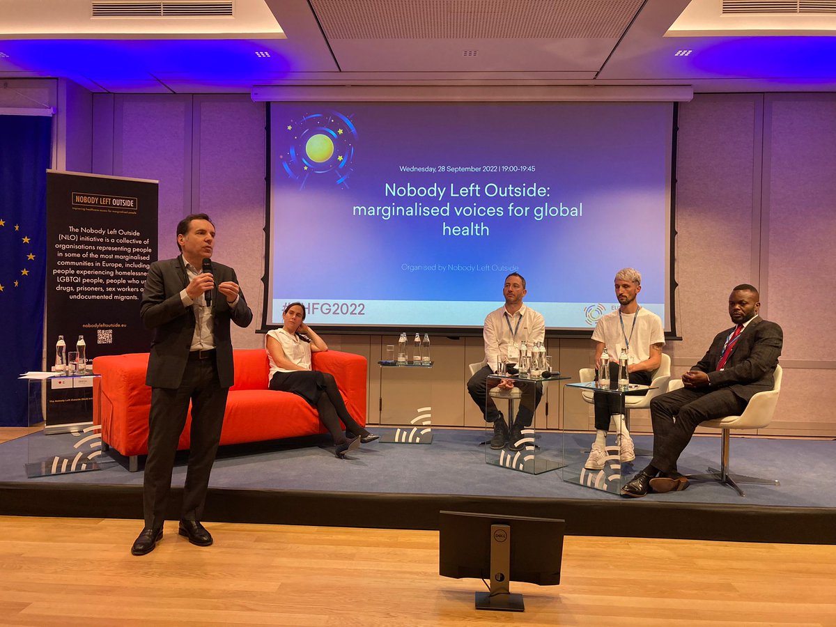 📌<a href="/borisazais/">Boris Azaïs</a> underscored the role of joining forces of marginalised communities and the commonalities that connect these groups. #NLOVoices #EHFG2022 #NLOatGastein