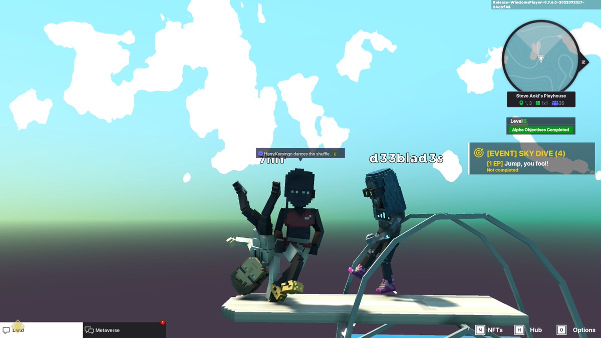 HKemingo's tweet photo. @TheSandboxGame @steveaoki I just participated in the #SandboxAlphaS3Giveaway for a chance to win 500 SAND! Found the high diving board in @steveaoki's Playhouse, check out my screenshot below!
👇 https://t.co/JBjcrPuhFa