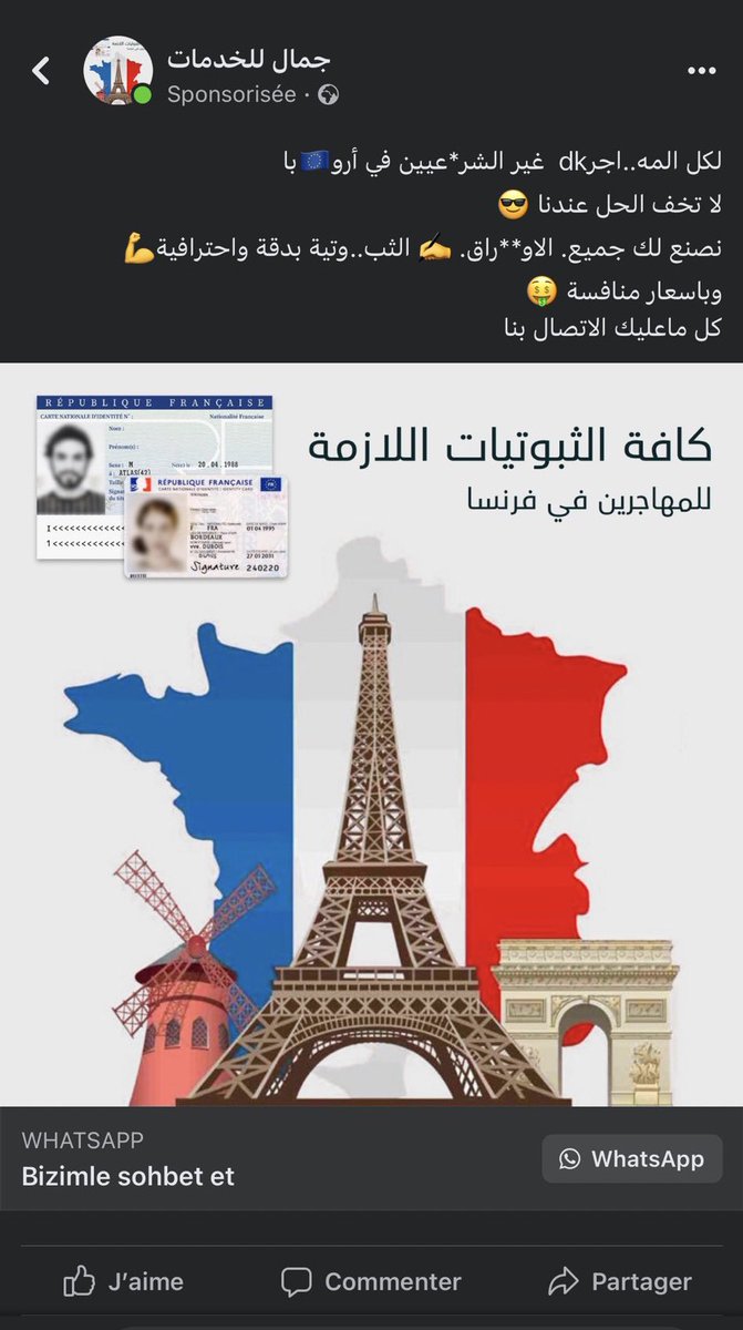 DamienRieu's tweet photo. Voici les publicités Facebook au Maroc… https://t.co/vc4LiTQ1CX