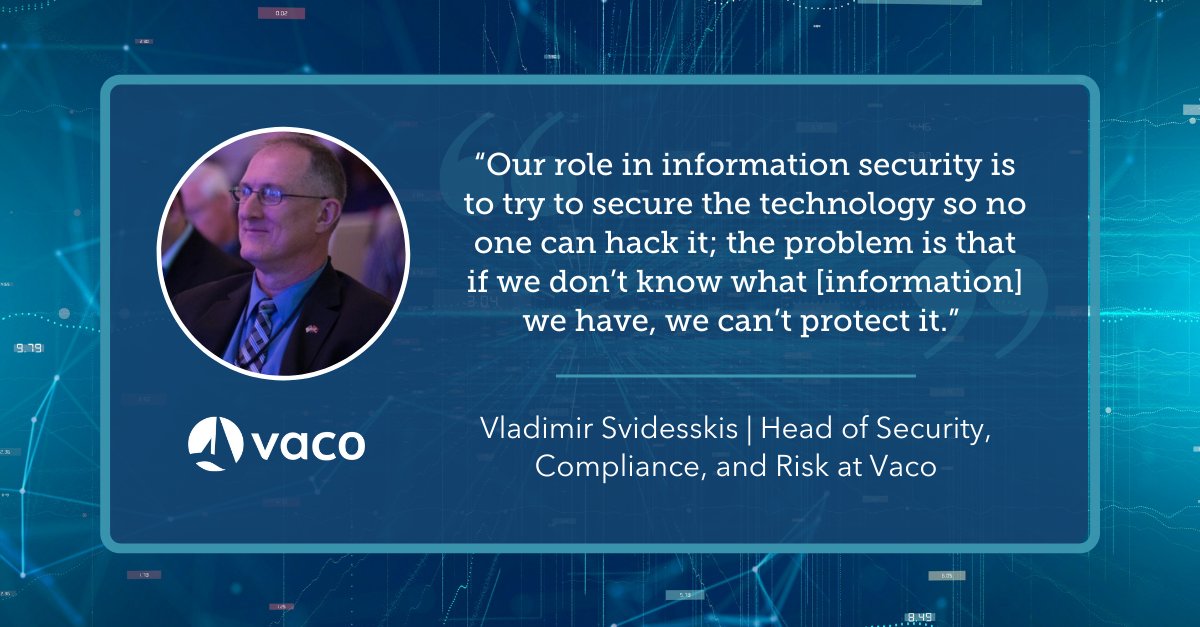 vaco_global's tweet image. Vladimir Svidesskis, head of security, compliance, and risk at Vaco was featured in the article &quot;Private Lives,&quot; published by @StrategicCIO360. Read how #techexecutives are striving to preserve and protect employee #privacy: hubs.ly/Q01ntmk40