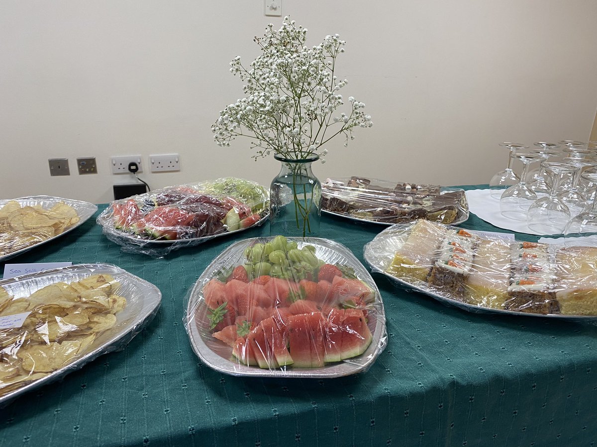 Just a small sample of the amazing food for our centre users today 😍