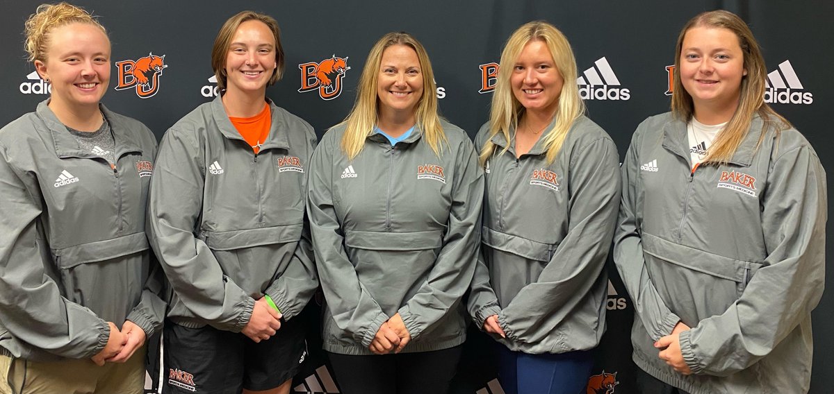It's Heart Athletic Trainers Appreciation Week! The Heart would like to recognize the wonderful <a href="/BakerAthletics/">Baker Athletics</a> AT staff for their incredible work with all of the Wildcat student-athletes! 

(Left to Right), Amanda Smith, Caitlin Himes, Lynsey Payne, Sarah Edwards &amp; Olivia Rea!