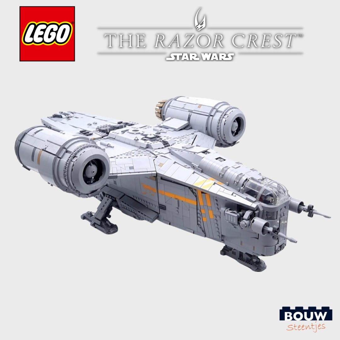 Is de LEGO Star Wars 75331 UCS The
Razor Crest the Way 😁 of laat het Mando koud? 🥶

Kom erachter in onze gedetailleerde review vol met
foto's van de set op: bouwsteentjes.info/review-lego-st… 

#LEGO #TheMandalorian #Bouwsteentjes