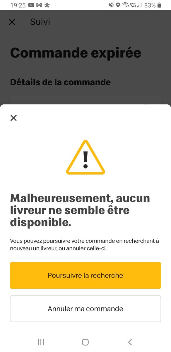 AlexandreTAME's tweet photo. @Stuart_Delivery @McDonaldsFrance y'a jamais de livreur pour votre service de livraison, ça devient gonflant... https://t.co/8kBhPpmkYU