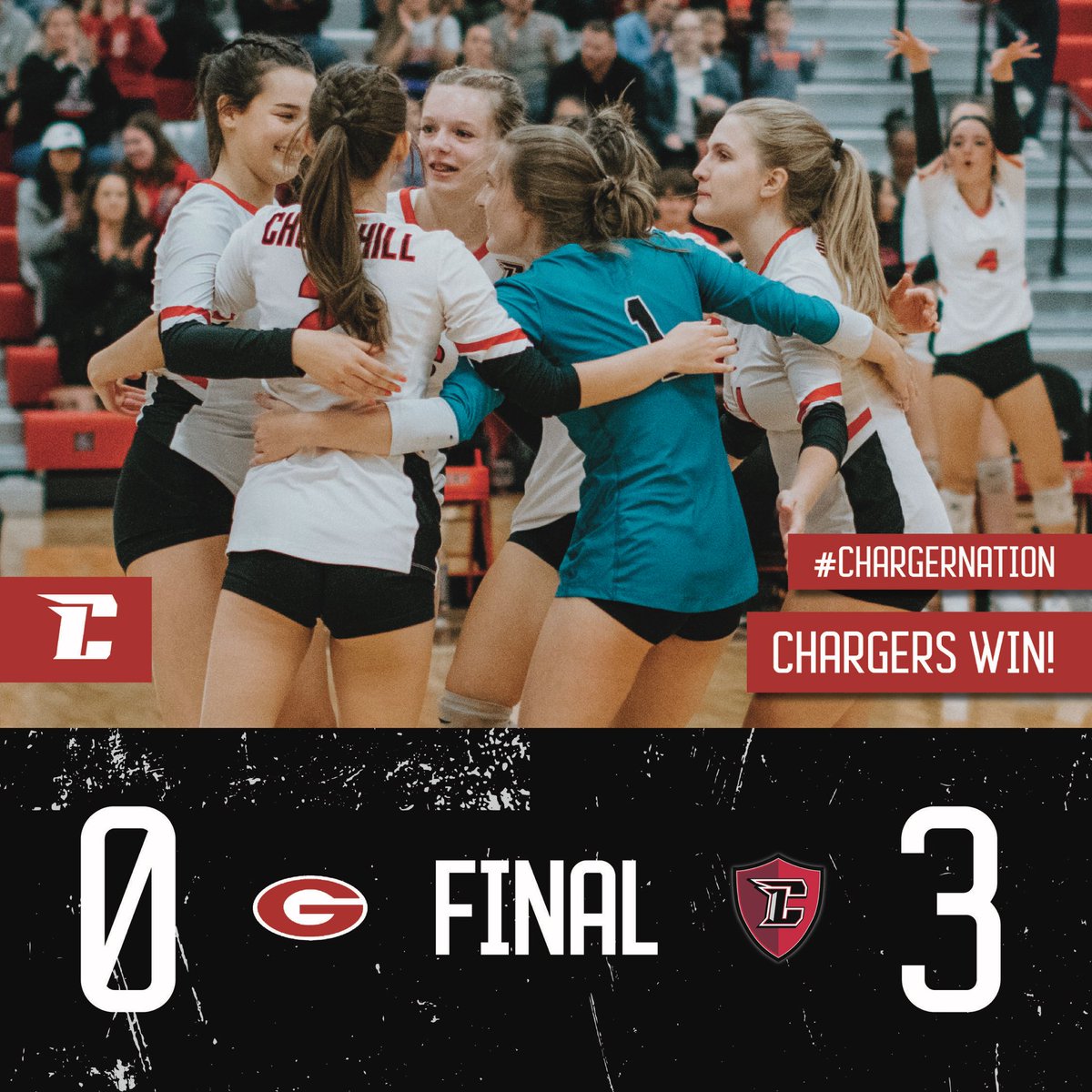 PROGRAM SWEEP 🧹 OVER JOHN GLENN! THANK YOU FOR YOUR SUPPORT #ChargerNation! ❤️🖤