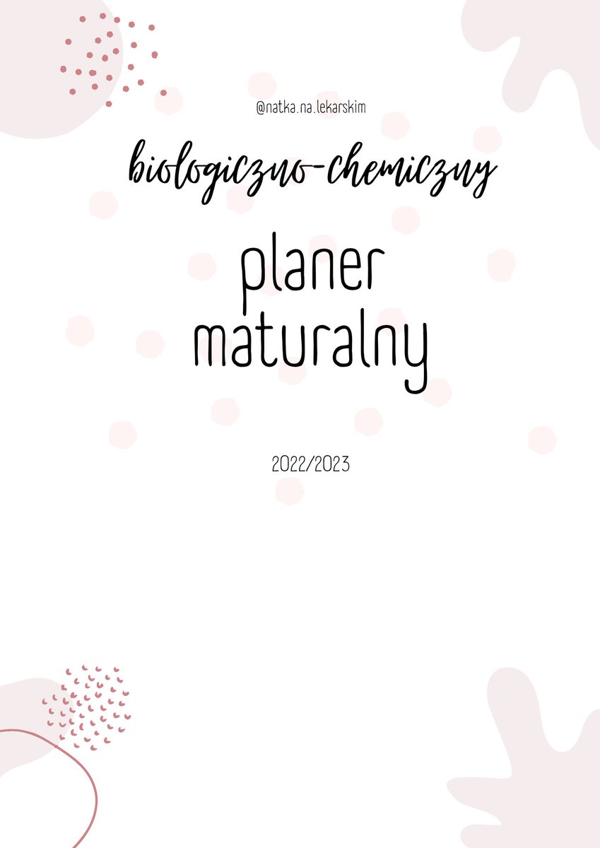 horanzbaby's tweet photo. ✨️planer maturalny z biologii i chemii✨️

Nie wiesz jak rozplanować materiał, aby wyrobić się ze wszystkim? 🤔 Chcesz opanować teorię, zadania maturalne i mieć też czas na powtórki? 🍀🧪
Ten PLANER jest dla Ciebie 🎆

format: pdf
‼️ cena : 5zł ‼️#matura2023 #pizgaczhell https://t.co/7C9Yq01AHO