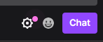 bottled_b's tweet photo. Was ist das für ein lila Punkt? Der Pulsiert und es öffnen sich nur die üblichen Chat-Einstellungen
@TwitchDE #twitch https://t.co/EyxsZzr400