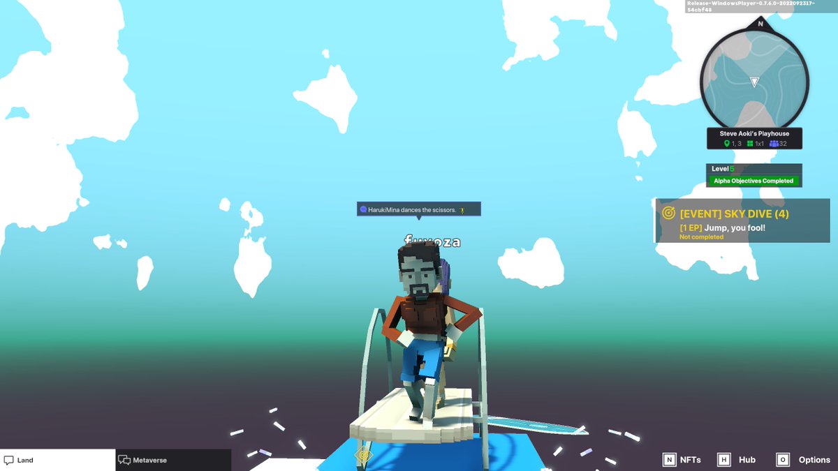 mina_haruki's tweet photo. @TheSandboxGame @steveaoki I just participated in the #SandboxAlphaS3Giveaway for a chance to win 500 SAND! Found the high diving board in @steveaoki's Playhouse, check out my screenshot below!
👇 https://t.co/ZpHS5ezEvr
